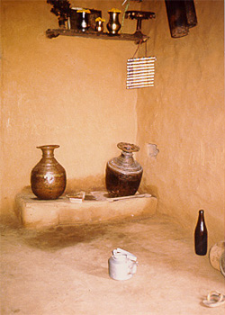 Nepal: Inside of Krishna's house 06_inside